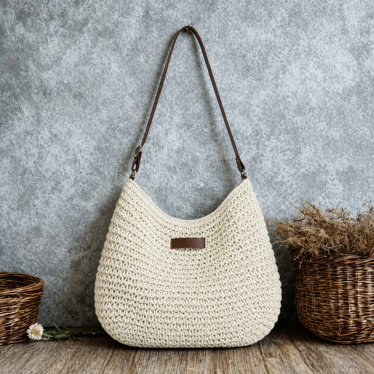 Noor™ | Elegante Geweven Schoudertas
