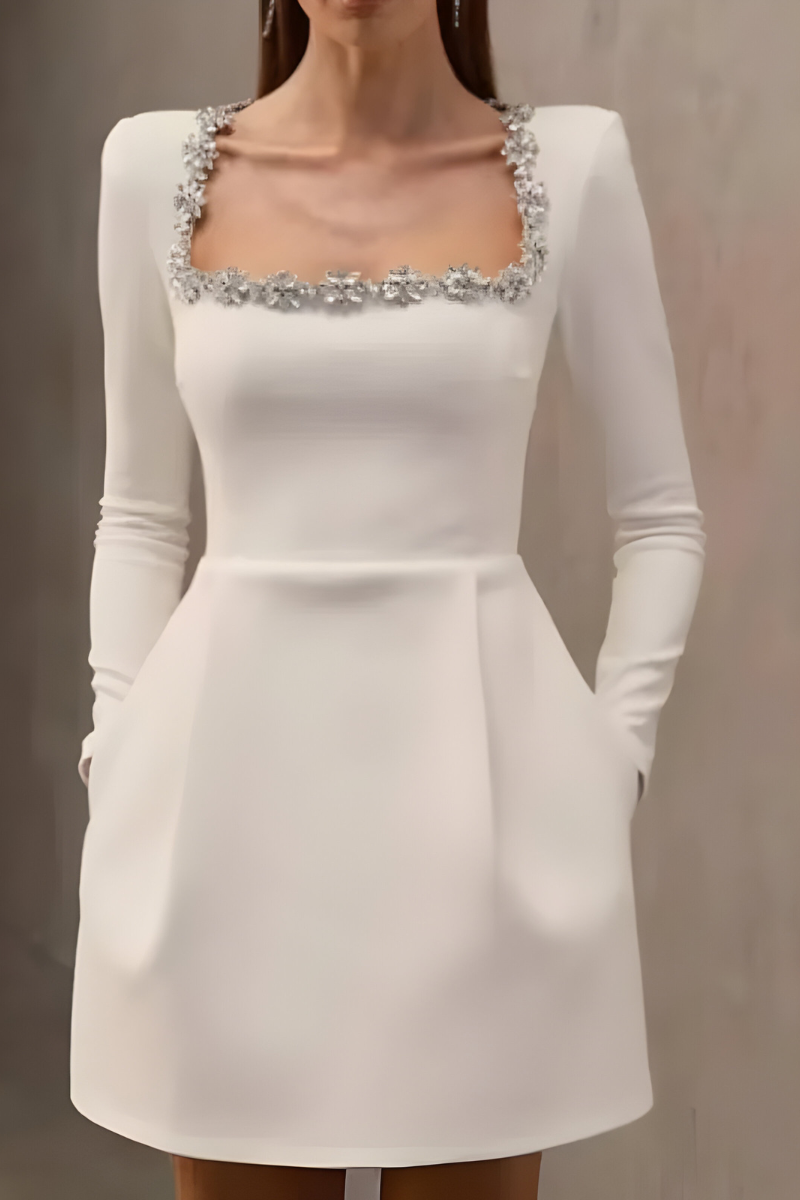 Noelle™ | Klassieke fluwelen cocktailjurk