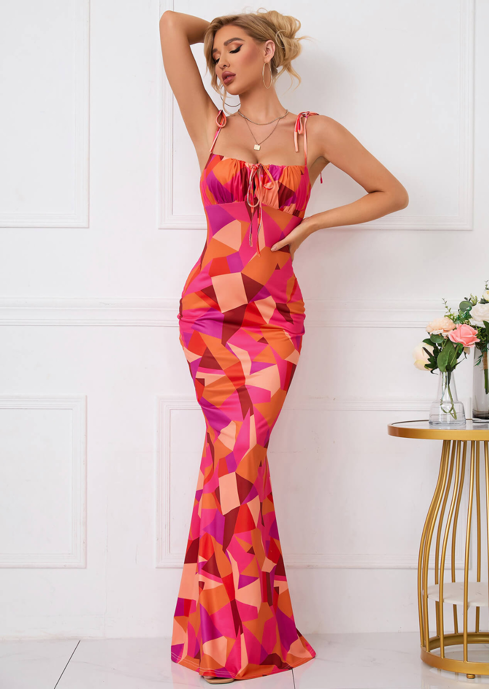 Klara™ | Maxi-jurk met Bloemenprint
