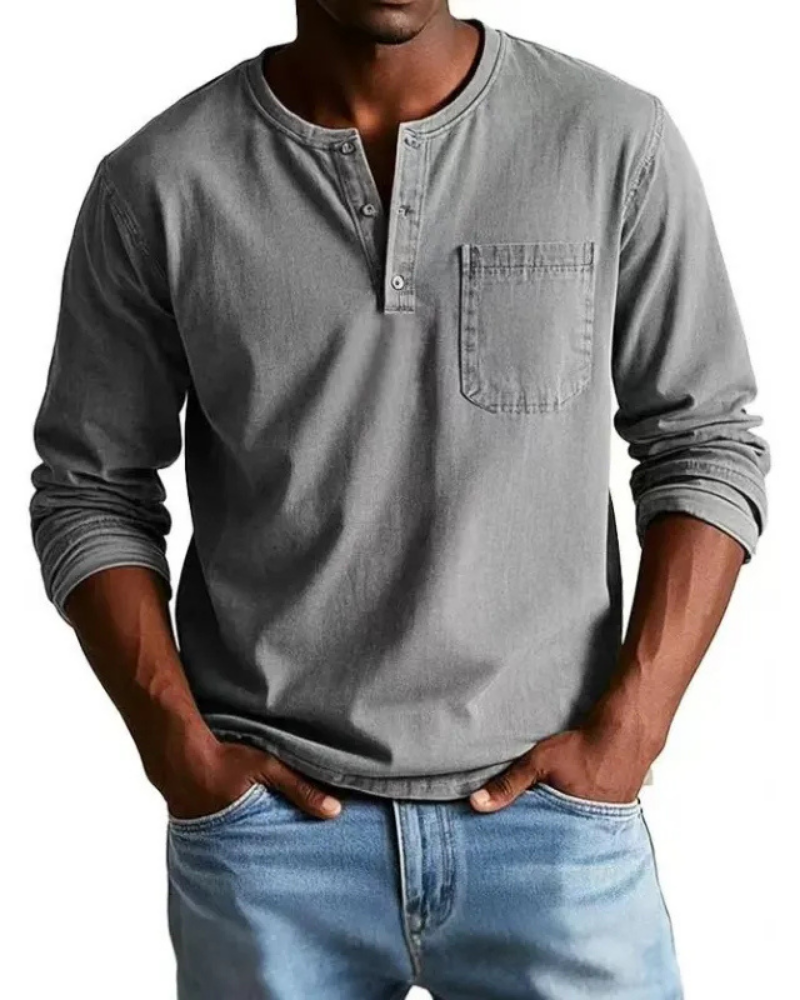 Rexo™ | Stijlvol Denim Shirt