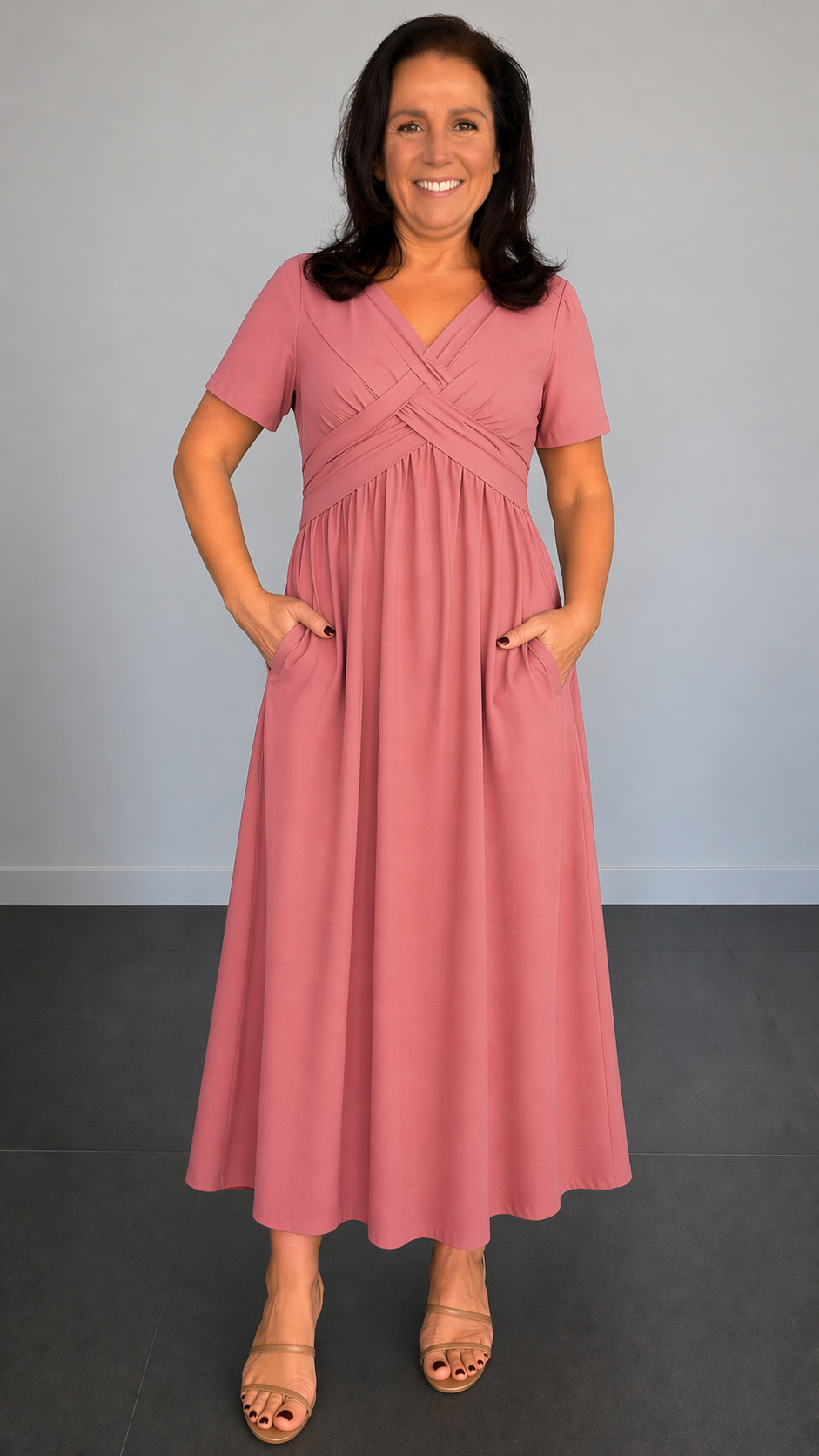 Lotte™ | Comfortabele midi jurk
