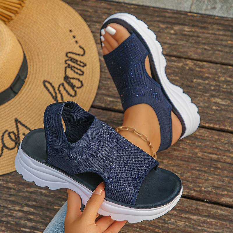 Maris™ | Ademende Plateau Sandalen