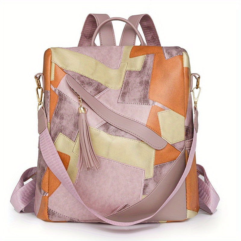 Rosine™ | Patchwork Anti-Diefstal Rugzak 11