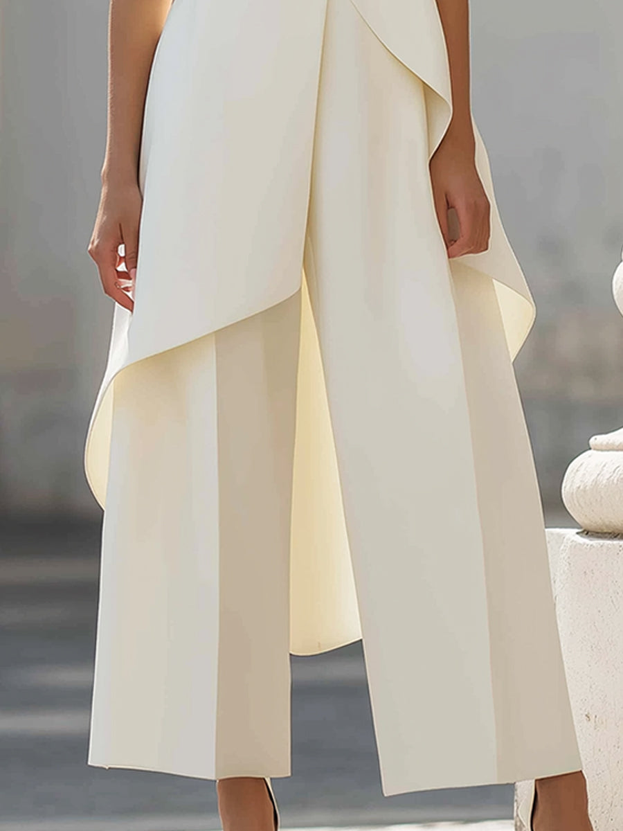 Yara™ | Elegante Mouwloze Jumpsuit met Drapering 12