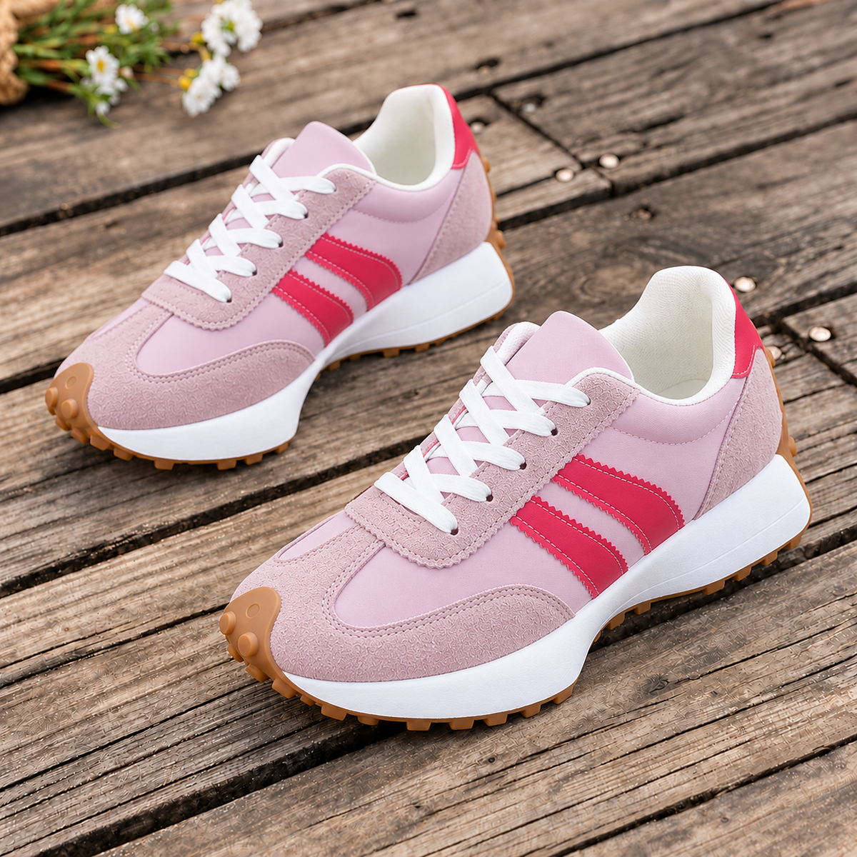 Sanne™ | Orthopedische Retro Sneakers Met Plateauzool