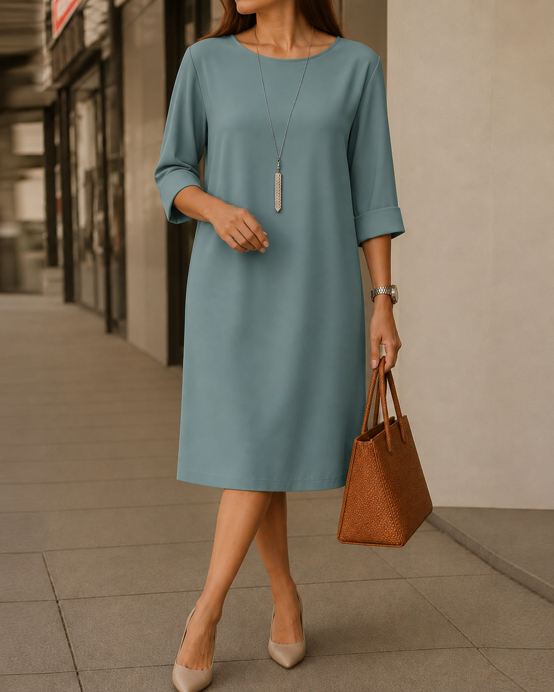 Odette™ | Elegante Midi Jurk