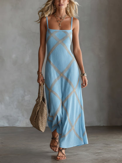 Zafira™ | Elegante Jumpsuit Met Wijde Pijpen En Print