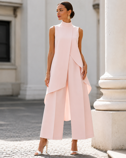 Sara™ | Elegante Jumpsuit Met Wijde Pijpen