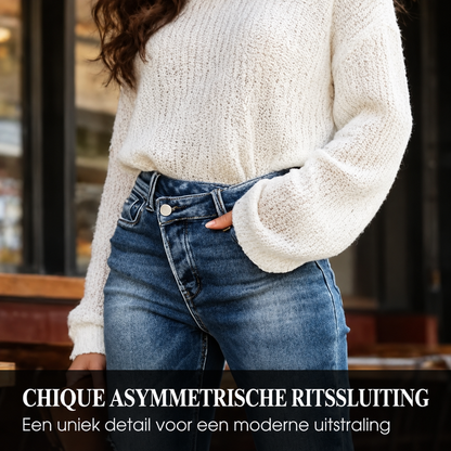 Lora™ | Flatterende Stretch Jeans Met Hoge Taille
