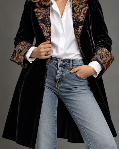 Ada™ | Elegante Blazer met Barokprint