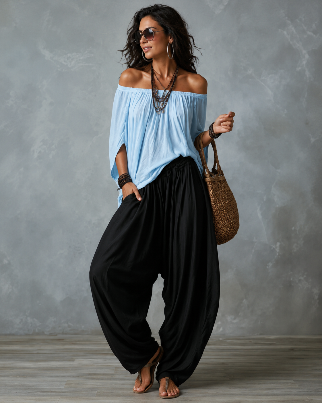 Ingrid™ | Casual 2-Delige Set Met Wijde Pijpen