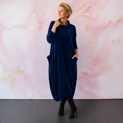 Leona™ | Elegante Fluwelen Maxi Jurk