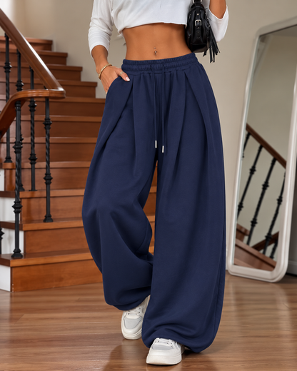 Marleen™ | Relaxte Joggingbroek Met Wijde Pijpen