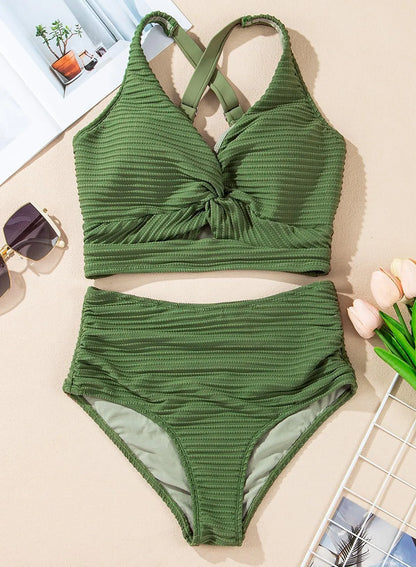 Sabine™ | Tummy Control Geribde Bikini Set
