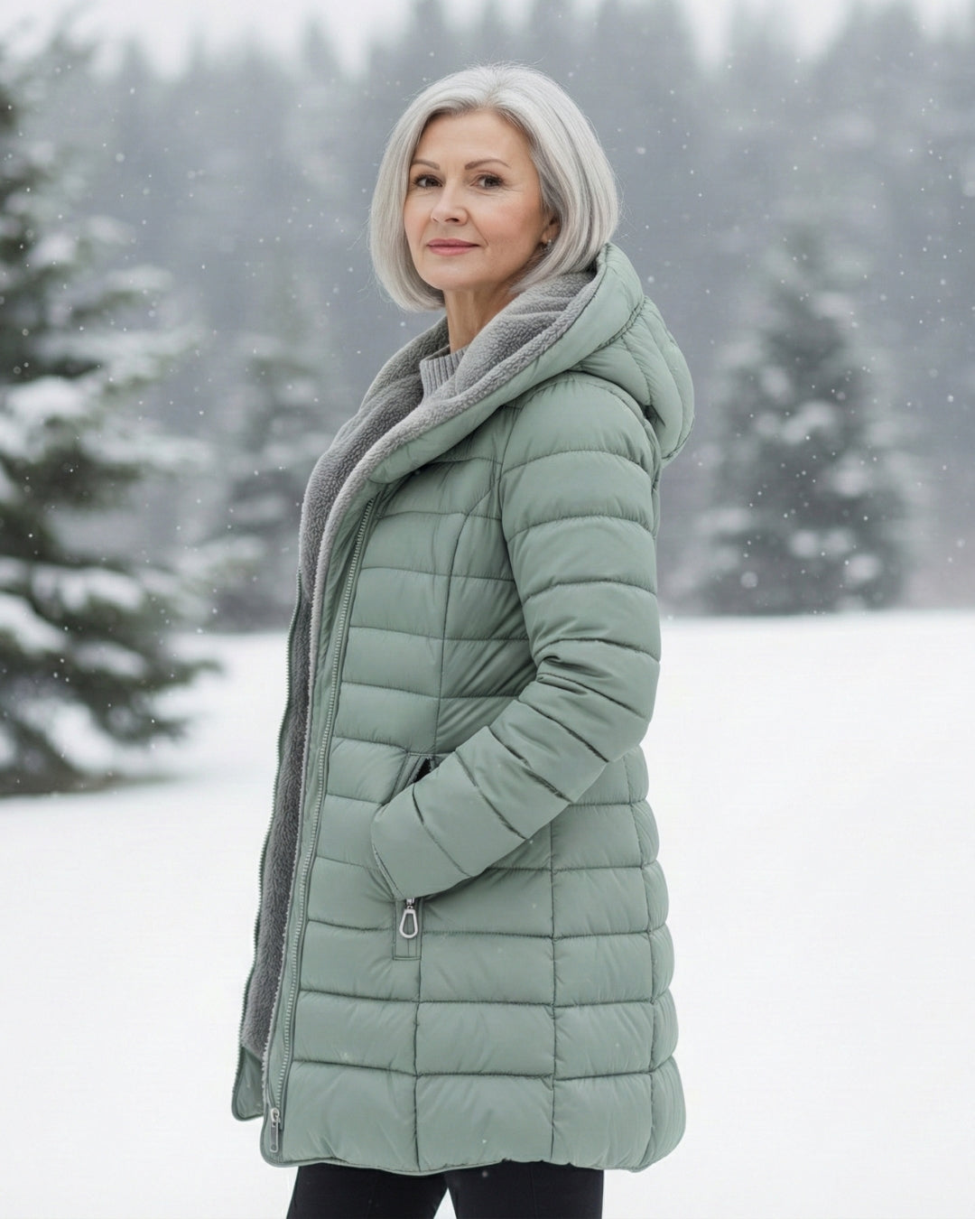 Marloes™ | Warme Gewatteerde Winterjas Met Capuchon 10