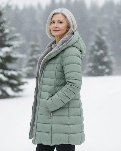 Marloes™ | Warme Gewatteerde Winterjas Met Capuchon 10