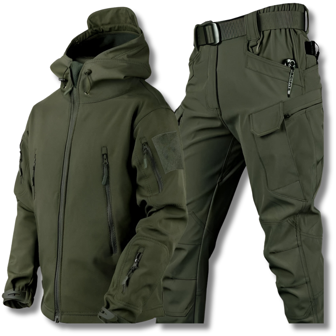 Uno™ | Extra Warme Tweedelige Set met Jas en Broek 7