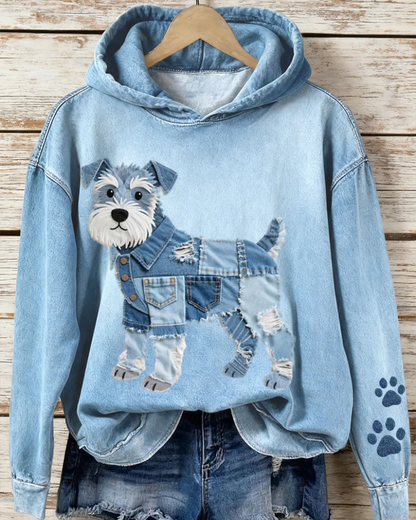 Dax™ | Comfortabele Trui Met Patchworkprint Van Dieren