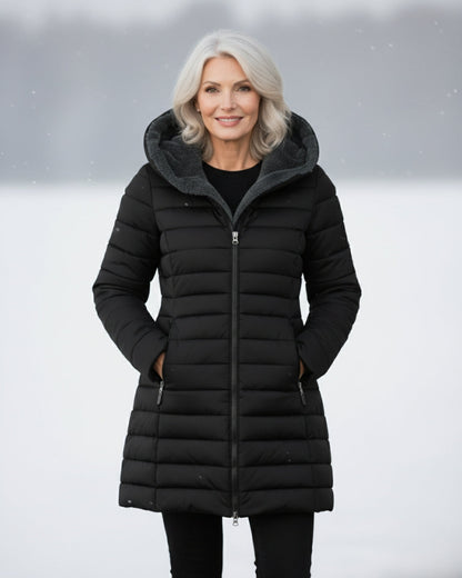 Marloes™ | Warme Gewatteerde Winterjas Met Capuchon 4