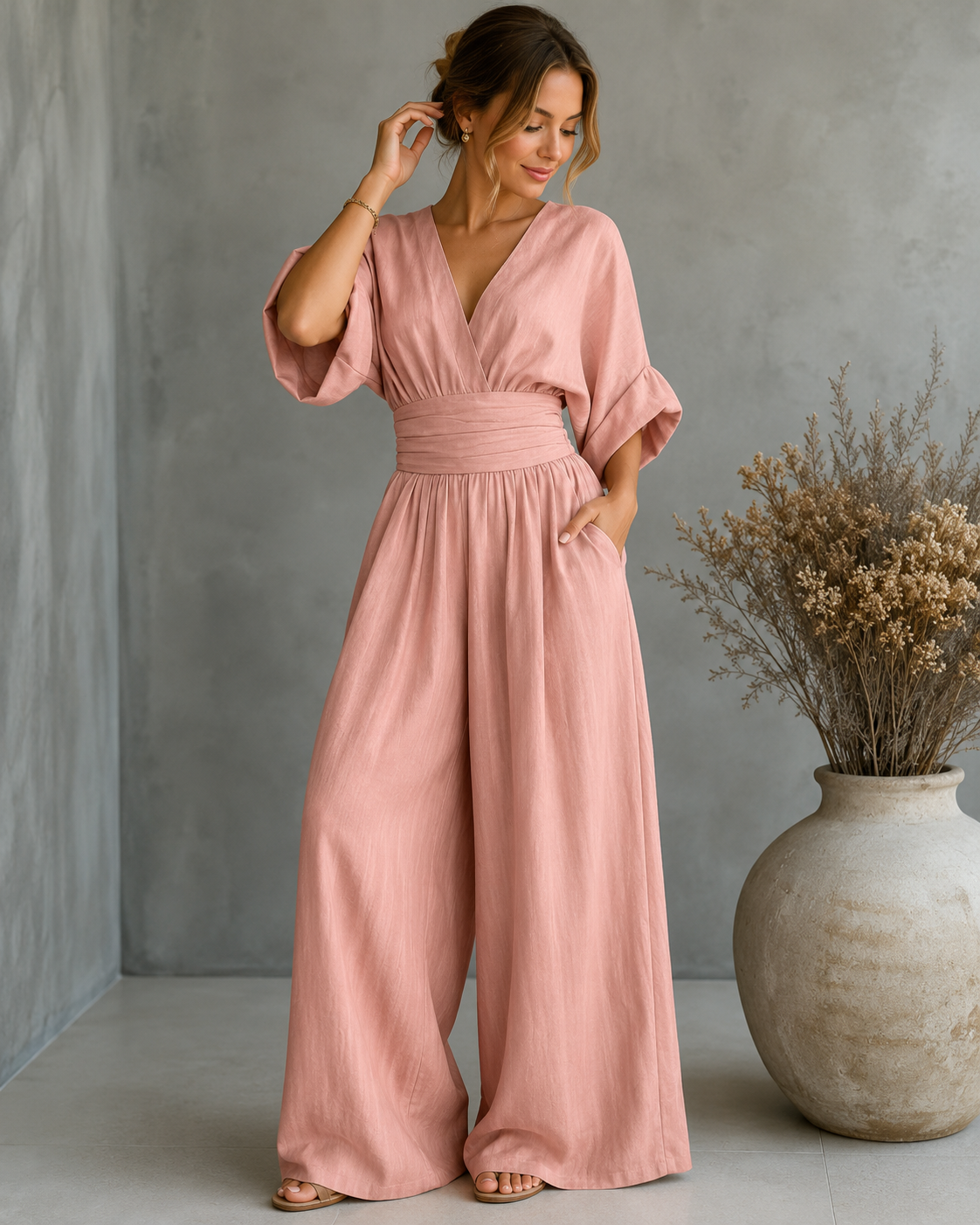 Noémie™ | Elegante Wikkel Jumpsuit