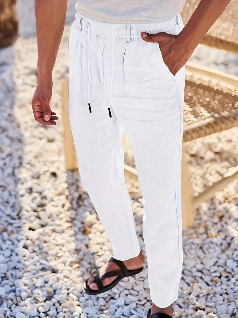 Rens™ | Casual Broek Met Koord