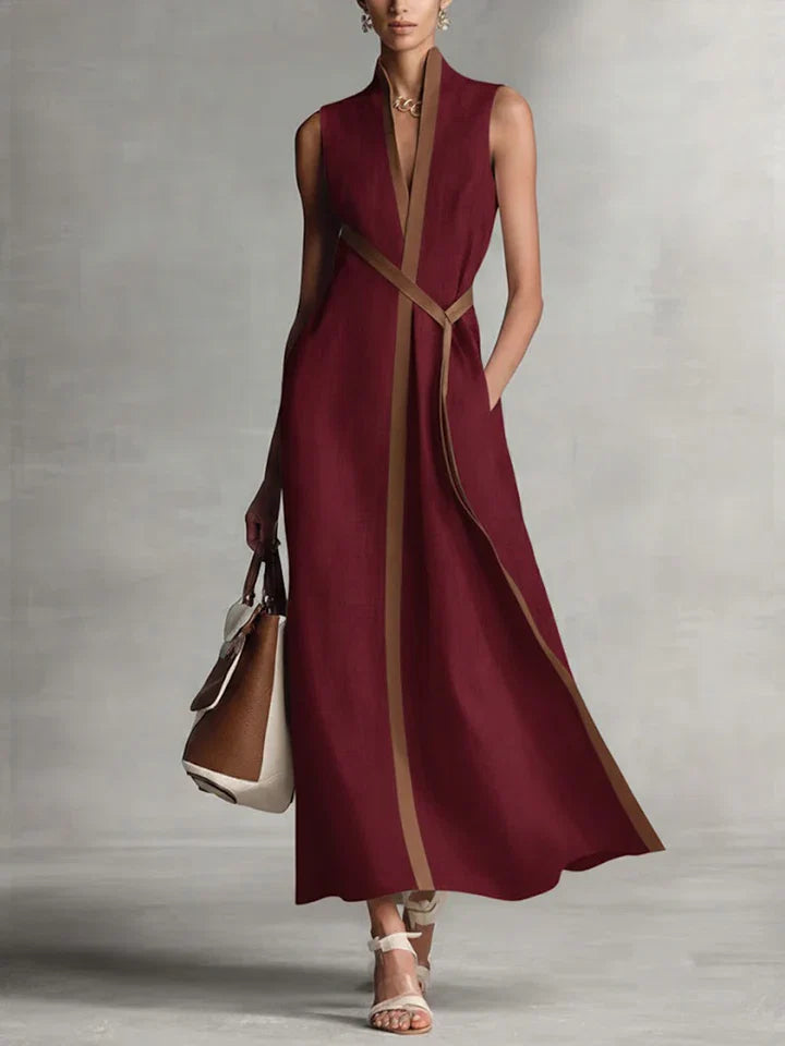 Olea™ | Elegante Minimalistische Maxi Jurk