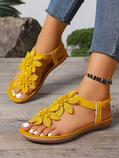 Floréa™ | Gebloemde Orthopedische Sandalen