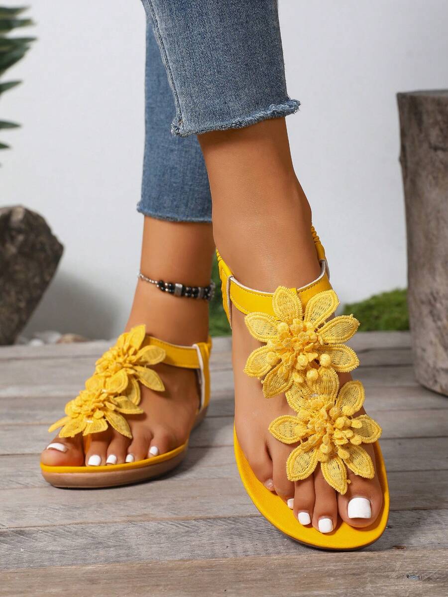Floréa™ | Gebloemde Orthopedische Sandalen