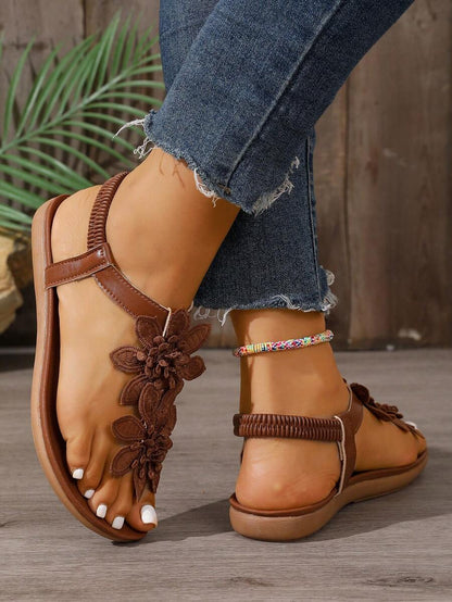 Floréa™ | Gebloemde Orthopedische Sandalen