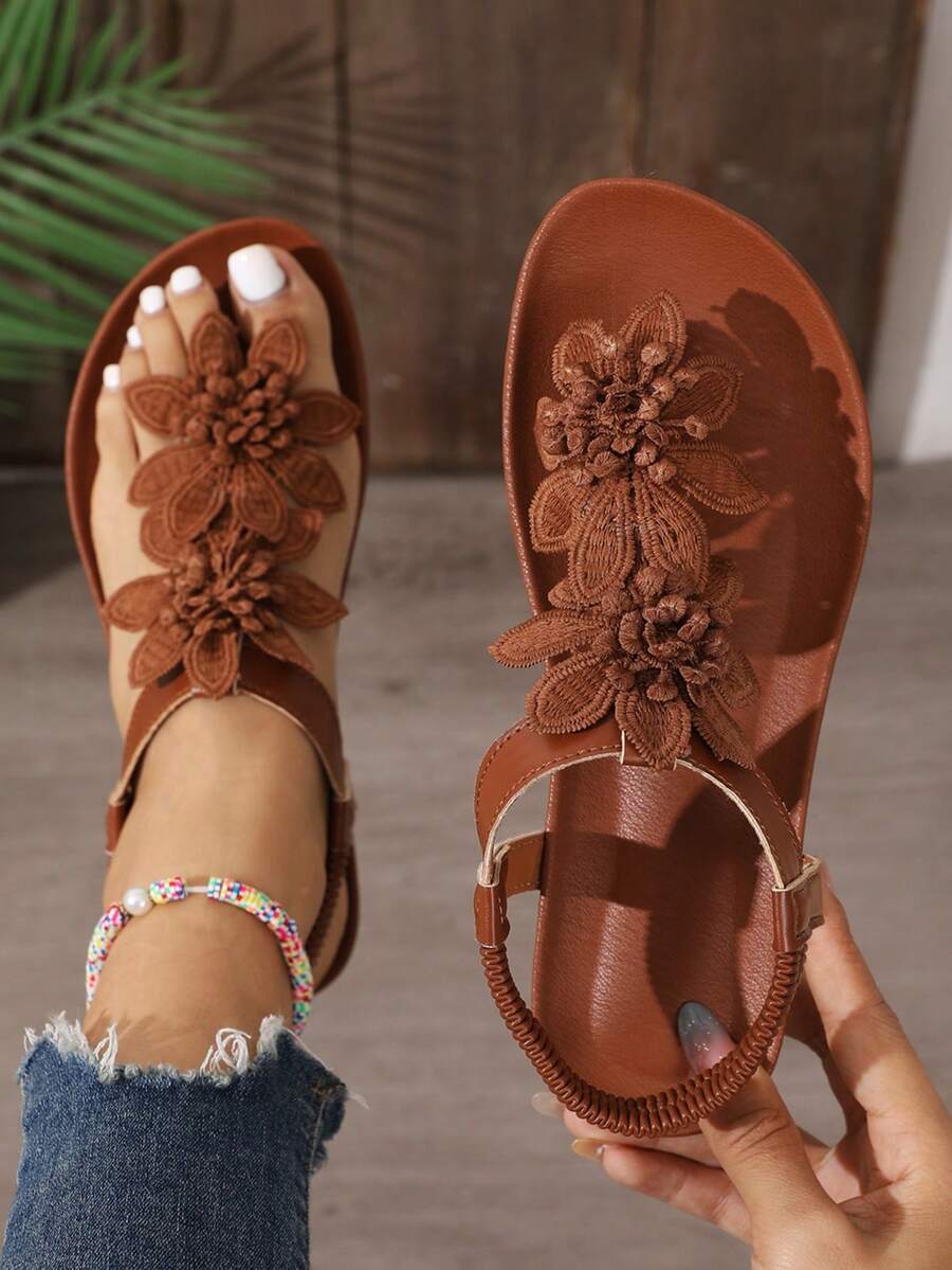 Floréa™ | Gebloemde Orthopedische Sandalen