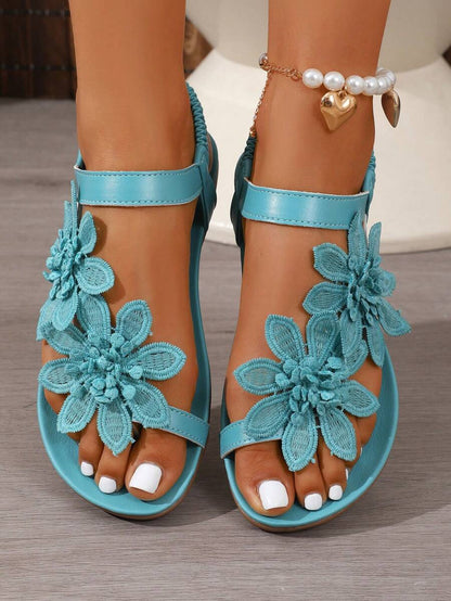 Floréa™ | Gebloemde Orthopedische Sandalen