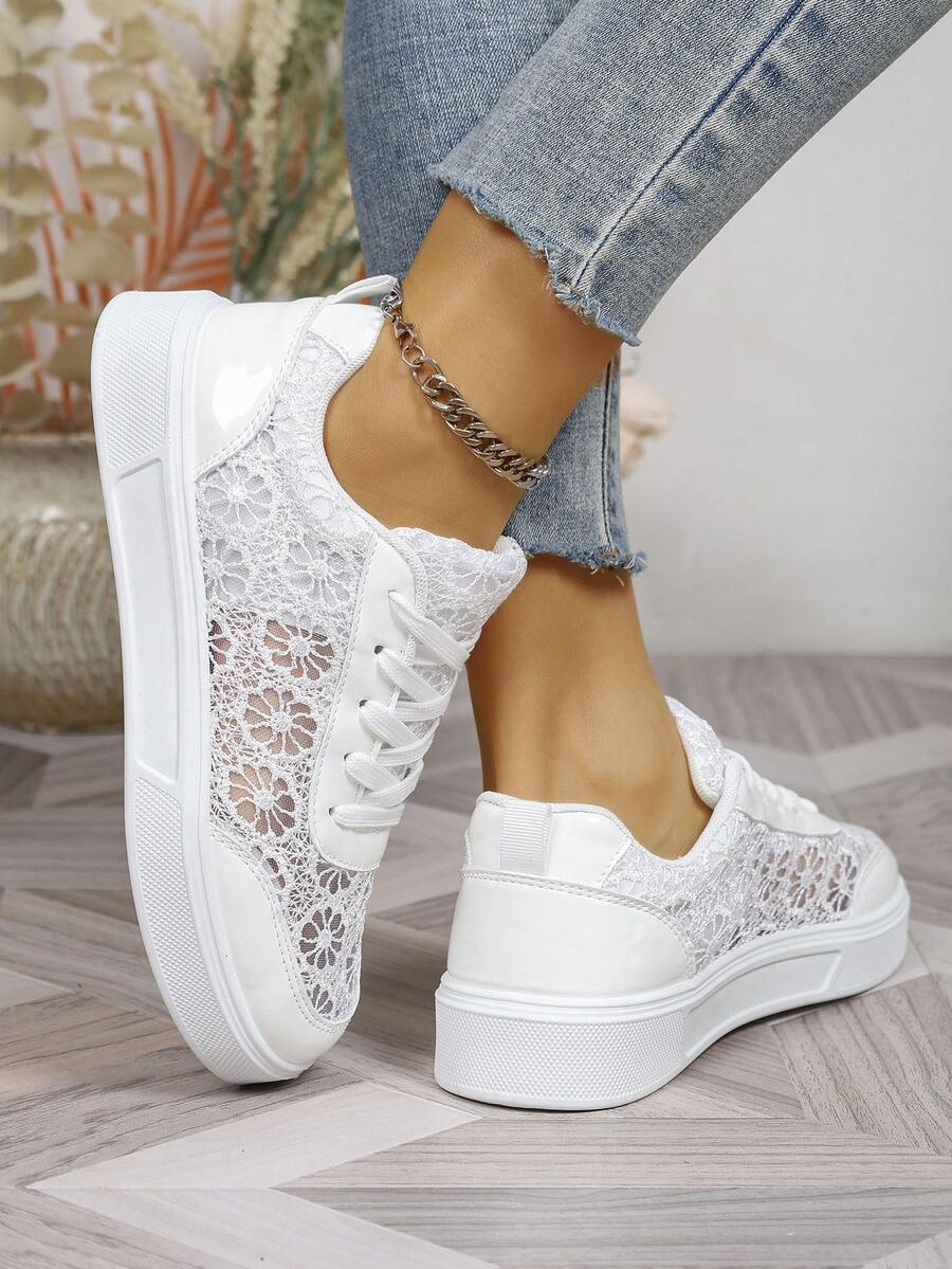 Audra™ | Stijlvolle Kanten Sneakers