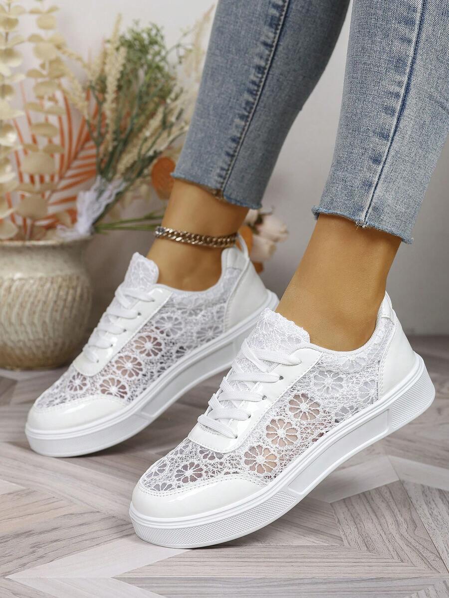 Audra™ | Stijlvolle Kanten Sneakers