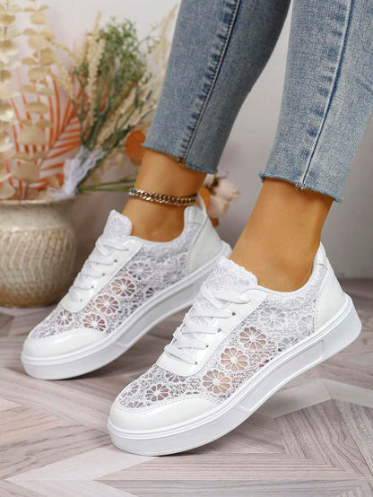 Audra™ | Stijlvolle Kanten Sneakers