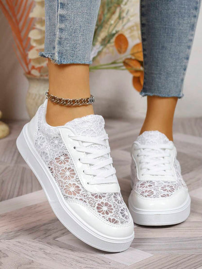 Audra™ | Stijlvolle Kanten Sneakers