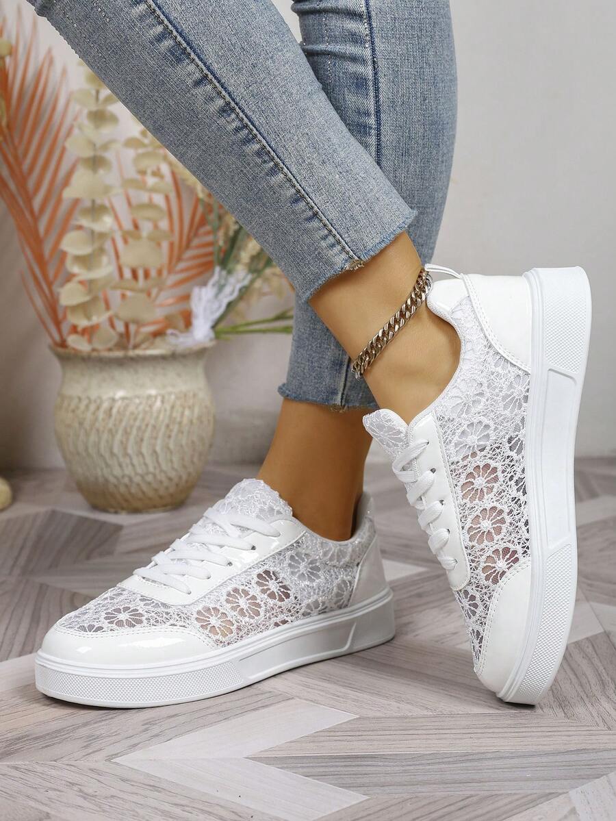 Audra™ | Stijlvolle Kanten Sneakers