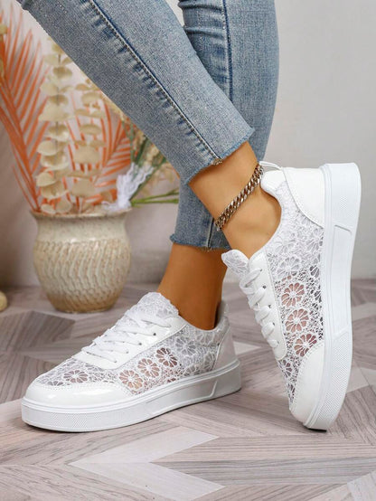 Audra™ | Stijlvolle Kanten Sneakers