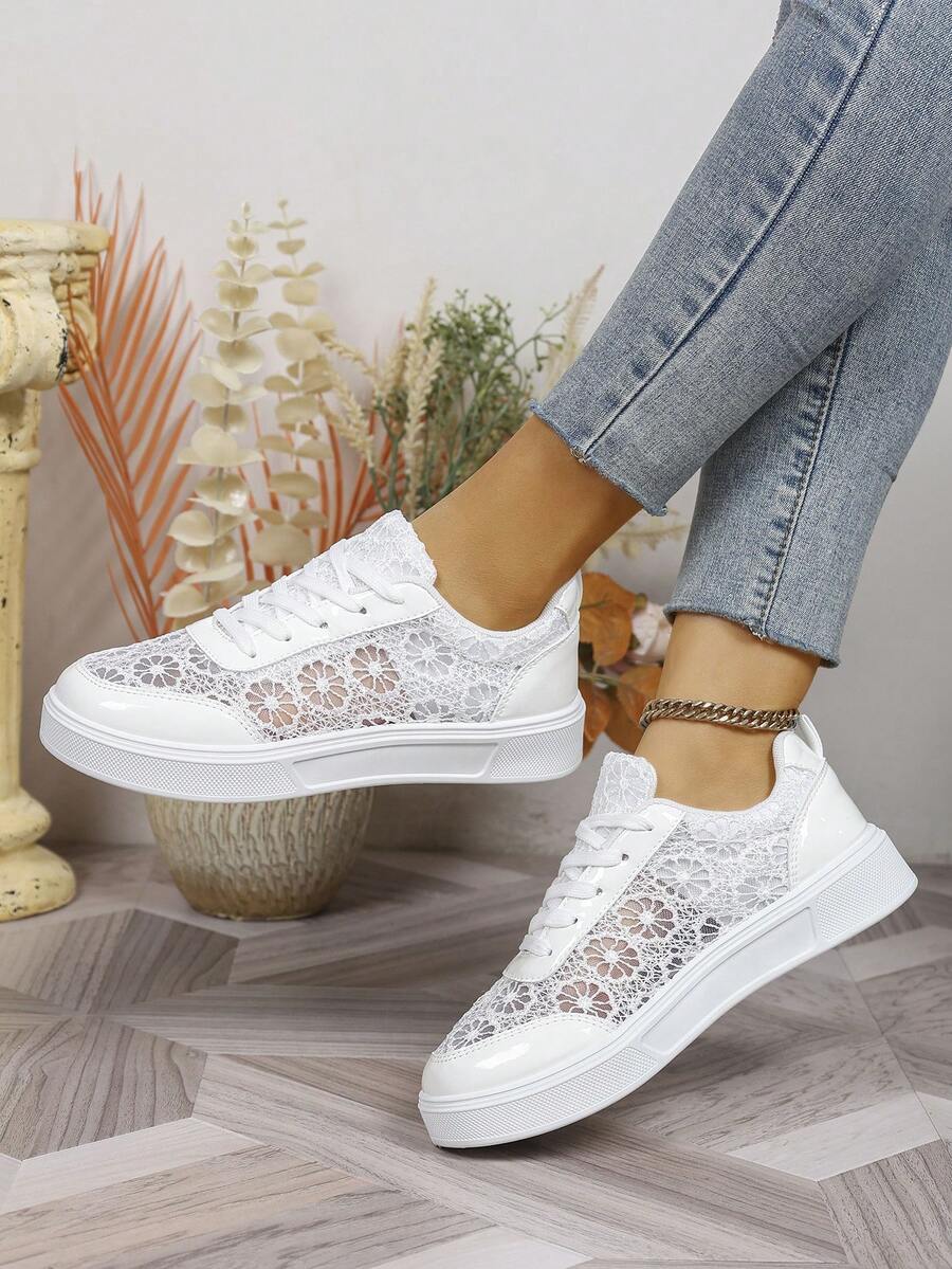 Audra™ | Stijlvolle Kanten Sneakers