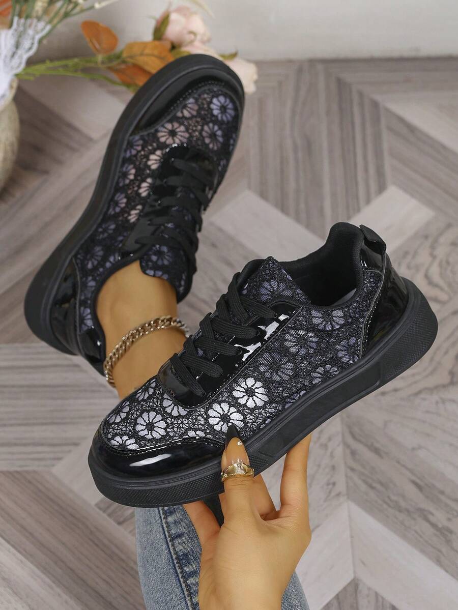 Audra™ | Stijlvolle Kanten Sneakers