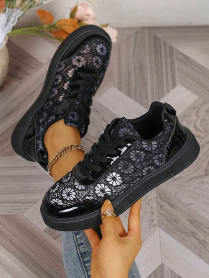 Audra™ | Stijlvolle Kanten Sneakers