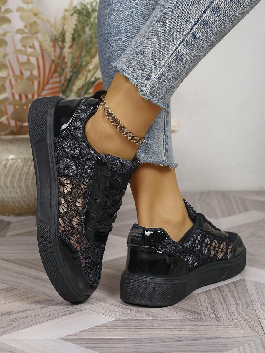 Audra™ | Stijlvolle Kanten Sneakers