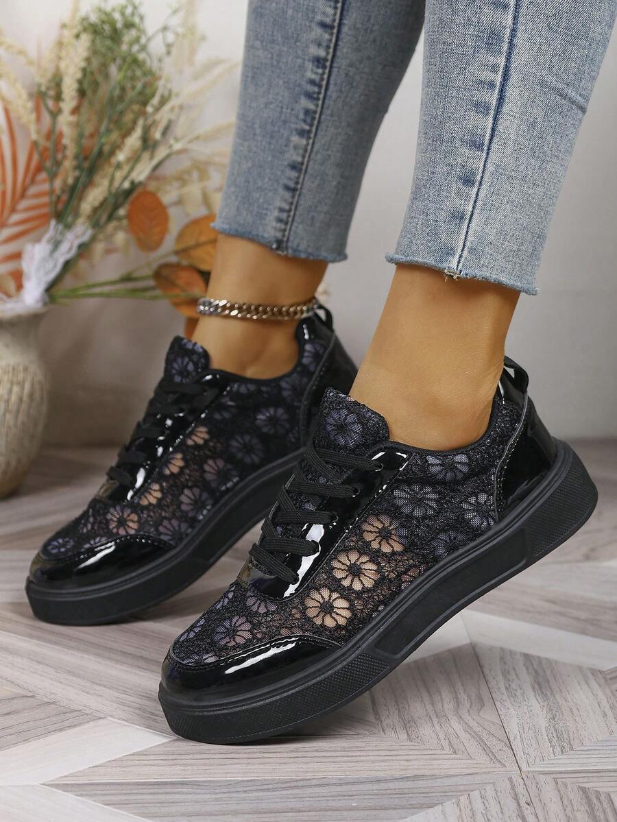 Audra™ | Stijlvolle Kanten Sneakers