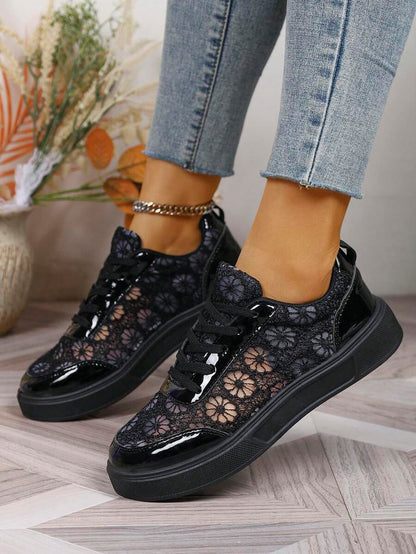 Audra™ | Stijlvolle Kanten Sneakers