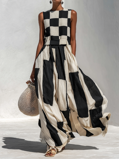 Els™ | Elegante Buikbedekkende Mouwloze Maxi Jurk