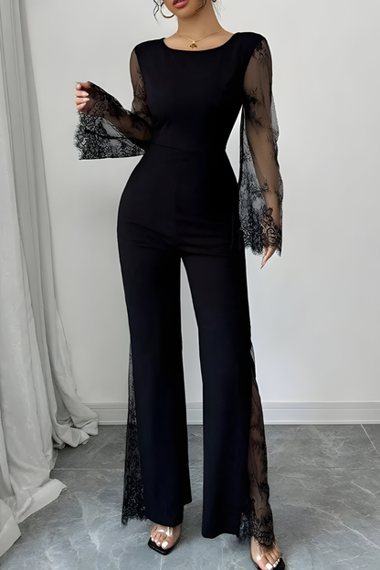 Kira™ | Elegante Jumpsuit met Kantdetails