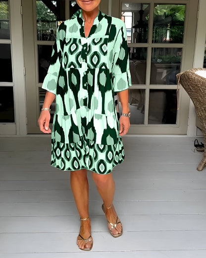 Dana™ | Moderne Knoop Midi Jurk