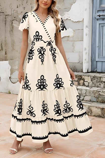 Lisa™ | Boho Mouwloze Maxi-jurk