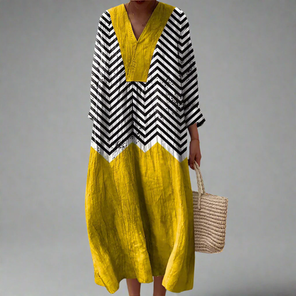Rila™ | Chique Boho Midi Jurk