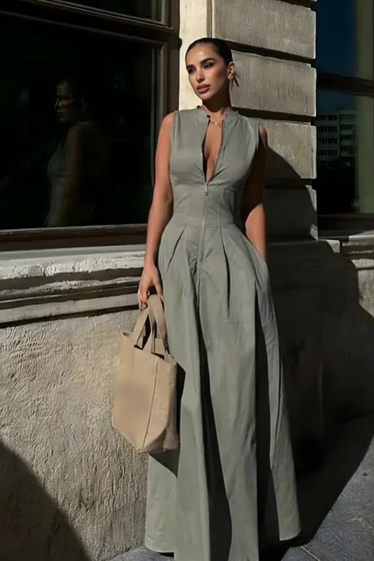 Olin™ | Stijlvolle Getailleerde Jumpsuit