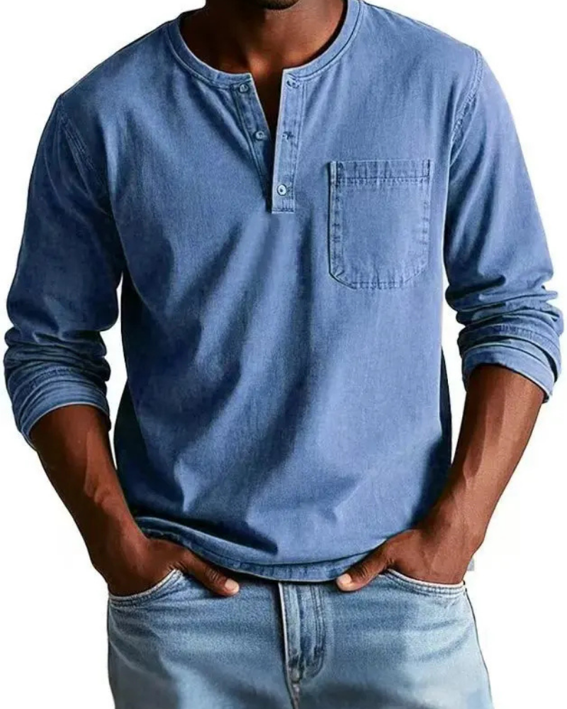 Rexo™ | Stijlvol Denim Shirt